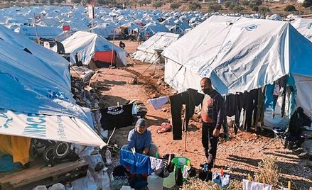 Z kryzysem migracyjnym Europa zmaga się od kilku lat. Na zdjęciu: obóz dla uchodźców na greckiej wys