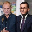 Premier RP Donald Tusk i jego poprzednik Mateusz Morawiecki