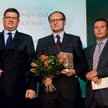 Prezes NBP Sławomir Skrzypek, red. naczelny „Rz” Paweł Lisicki i kierownik działu ekonomicznego „Rz”