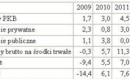Program konwergencji: 3 proc. wzrost PKB w 2010 r.