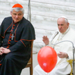 Kard. Konrad Krajewski i papież Franciszek