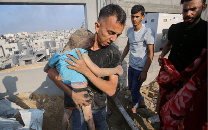 Kilkaset tysięcy Palestyńczyków nadal przebywa w północnej części Strefy Gazy. Ofiary operacji odwet