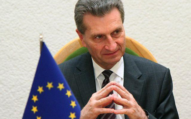 Guenter Oettinger o sytuacji rynku energii