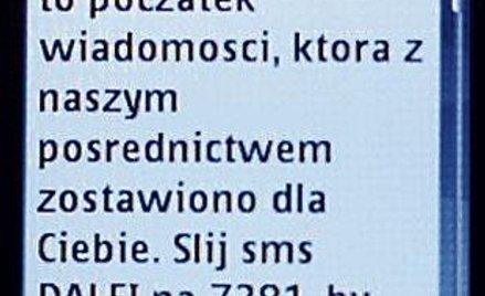 Odpowiedź na taki esemes uruchamia lawinę kolejnych