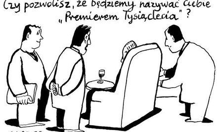 Komentarz rysunkowy. Premier tysiąclecia