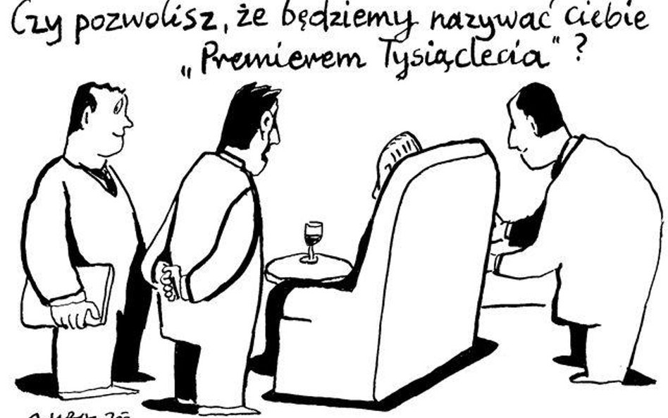 Komentarz rysunkowy. Premier tysiąclecia