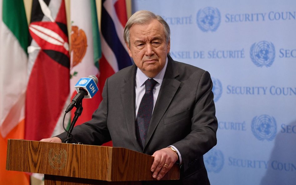 Sekretarz generalny ONZ Antonio Guterres