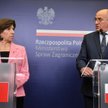 Ministrowie Catherine Colonna i Zbigniew Rau