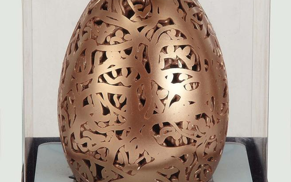 Luksusowe jajko Giant Golden Lattice Egg