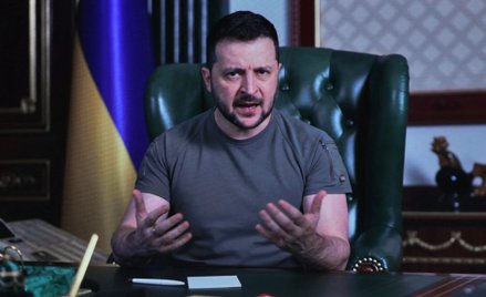 Prezydent Ukrainy Wołodymyr Zełenski