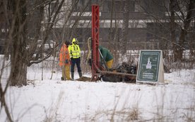 Pierwsze ekipy geologów pojawiły się przy Alei Wilanowskiej