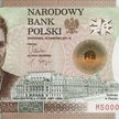 Przednia strona nowego banknotu z wizerunkiem Marii Skłodowskiej-Curie