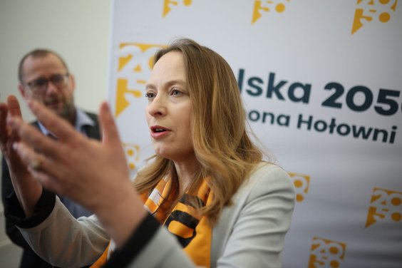 Przewodnicząca partii Polska 2050, minister funduszy i polityki regionalnej Katarzyna Pełczyńska-Nał