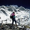 Jerzy Kukuczka przed południową ścianą Lhotse (8516 m n.p.m.) podczas swojej ostatniej wyprawy w paź