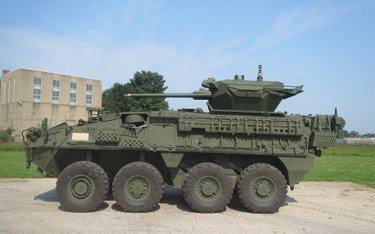 US Army otrzymała pierwszy kołowy bojowy wóz piechoty Stryker ICVVA1 z wieżą MCWS. Pojazd zostanie o