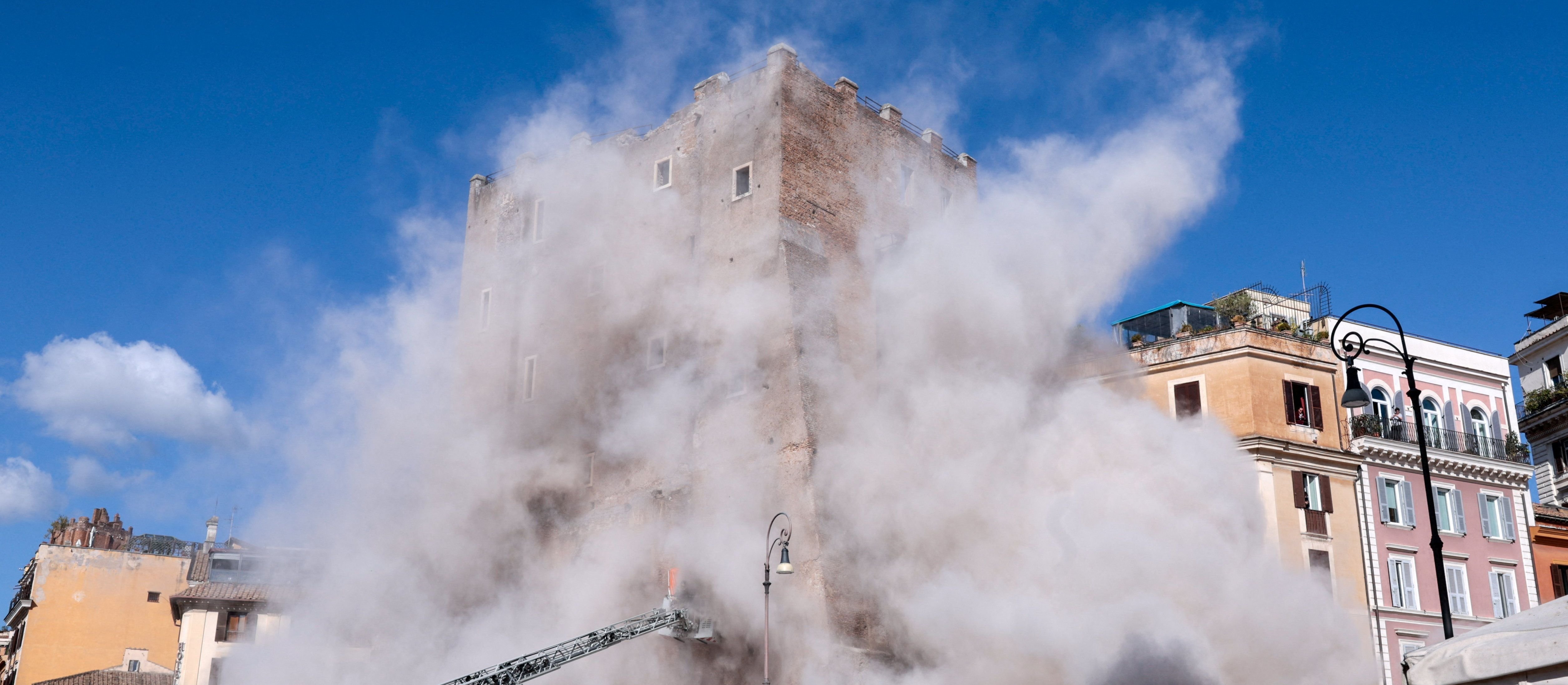 Katastrofa budowlana w Rzymie. Zawaliła się średniowieczna wieża
