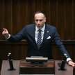 Poseł niezrzeszony Janusz Kowalski na sali plenarnej Sejmu