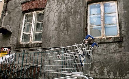Ten wózek nasz fotoreporter znalazł na ulicy Konopackiej