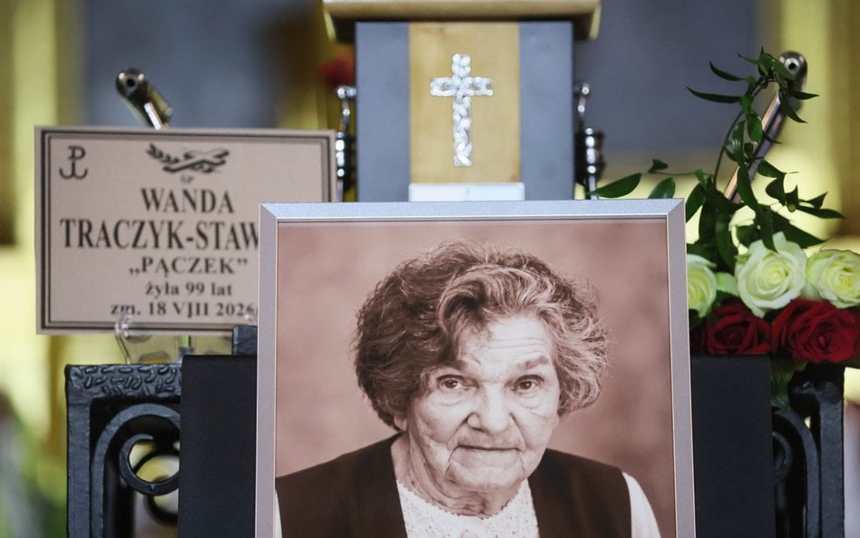 Uroczystości pogrzebowe Wandy Traczyk-Stawskiej w Kościele pw. św. Krzyża w Warszawie