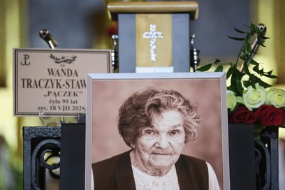 Uroczystości pogrzebowe Wandy Traczyk-Stawskiej w Kościele pw. św. Krzyża w Warszawie