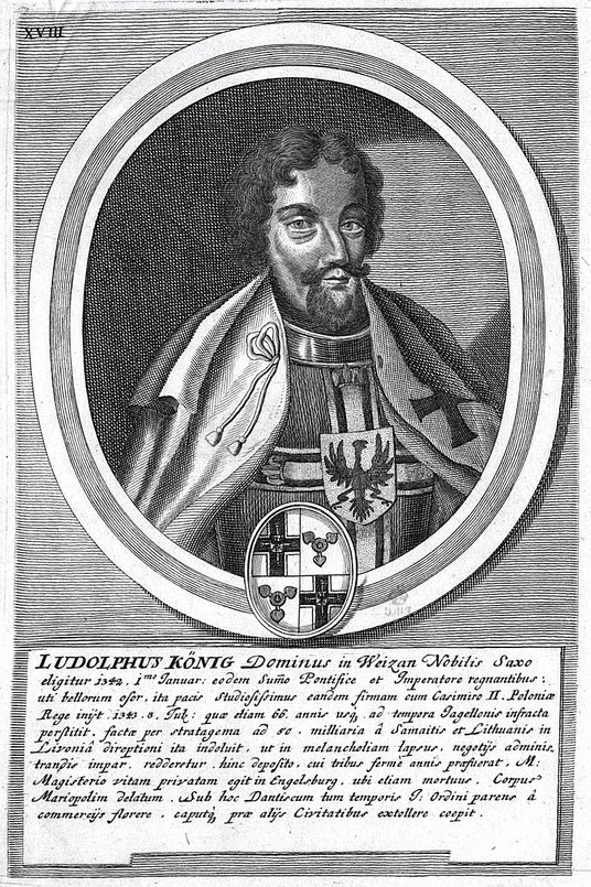 Ludolf König von Wattzau (ok. 1280–1348) – wielki mistrz zakonu krzyżackiego w latach 1342–1345