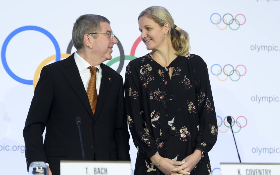 Thomas Bach i Kirsty Coventry