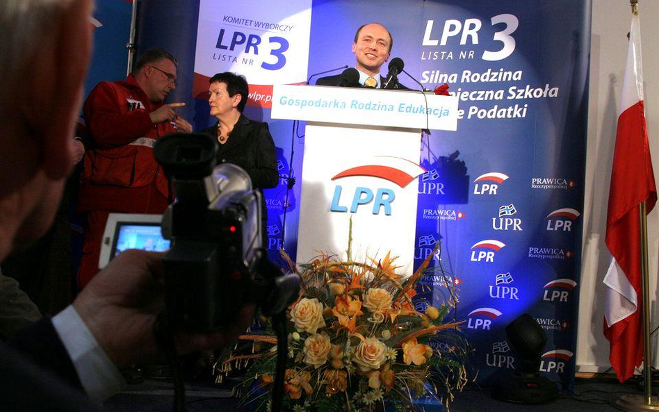 Wieczór wyborczy LPR w 2007 r.