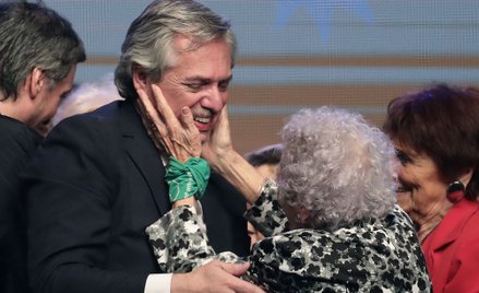 Alberto Fernandez dziękuje wyborcom za poparcie