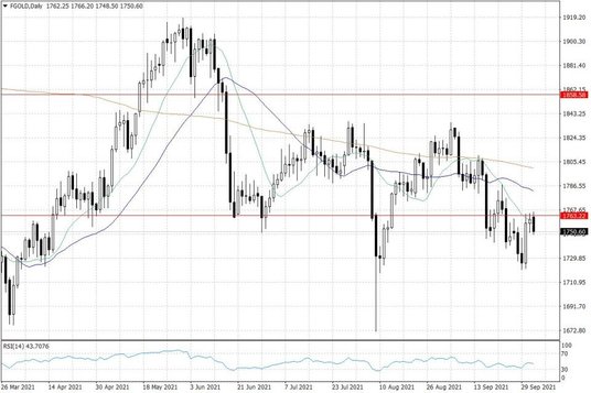 Notowania złota – dane dzienne