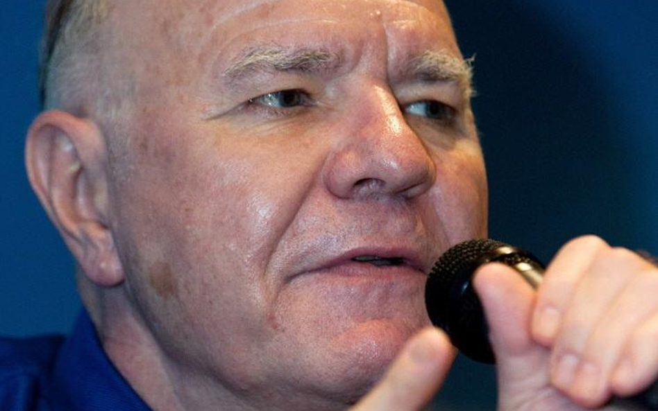 Marc Faber, słynny niedźwiedź i wydawca popularnego wśród inwestorów giełdowych „The Gloom, Boom&Doo