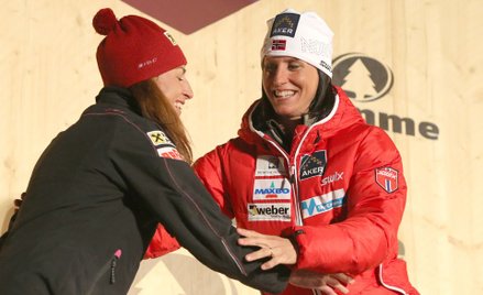 Justyna Kowalczyk i Marit Bjoergen
