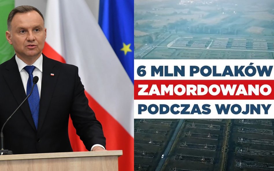 Andrzej Duda umieścił wpis po publikacji przez PiS spotu z użyciem zdjęć Auschwitz