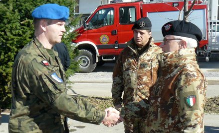 Dowódca KFOR spotkał się z żołnierzami PKW