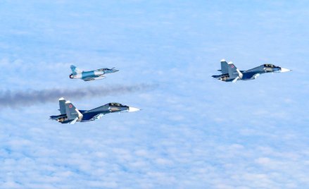 Rosyjskie samoloty przechwycone przez myśliwce NATO na północ od Polski