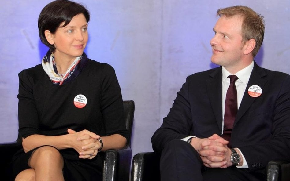 Joanna Mucha darzy wielkim zaufaniem Marcina Herrę