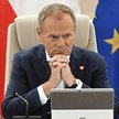 Premier Donald Tusk podczas posiedzenia rządu w siedzibie Kancelarii Prezesa Rady Ministrów w Warsza