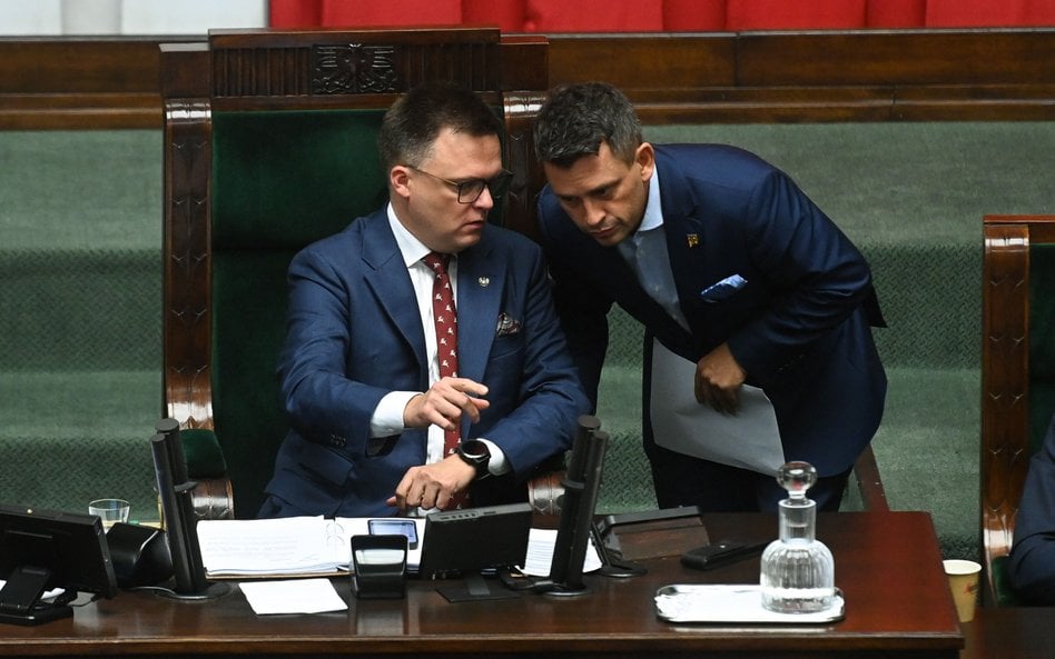 Szymon Hołownia i Paweł Rabiej