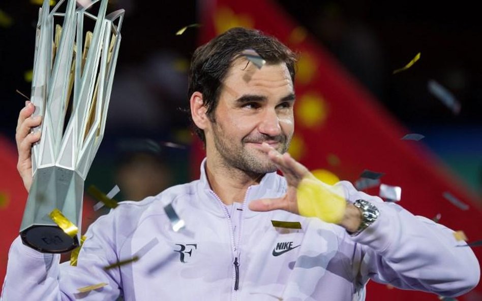 Roger Federer po zwycięstwie w Szanghaju