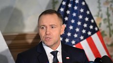 Karol Nawrocki podczas wypowiedzi dla polskich mediów po spotkaniu z Donaldem Trumpem w Białym Domu 