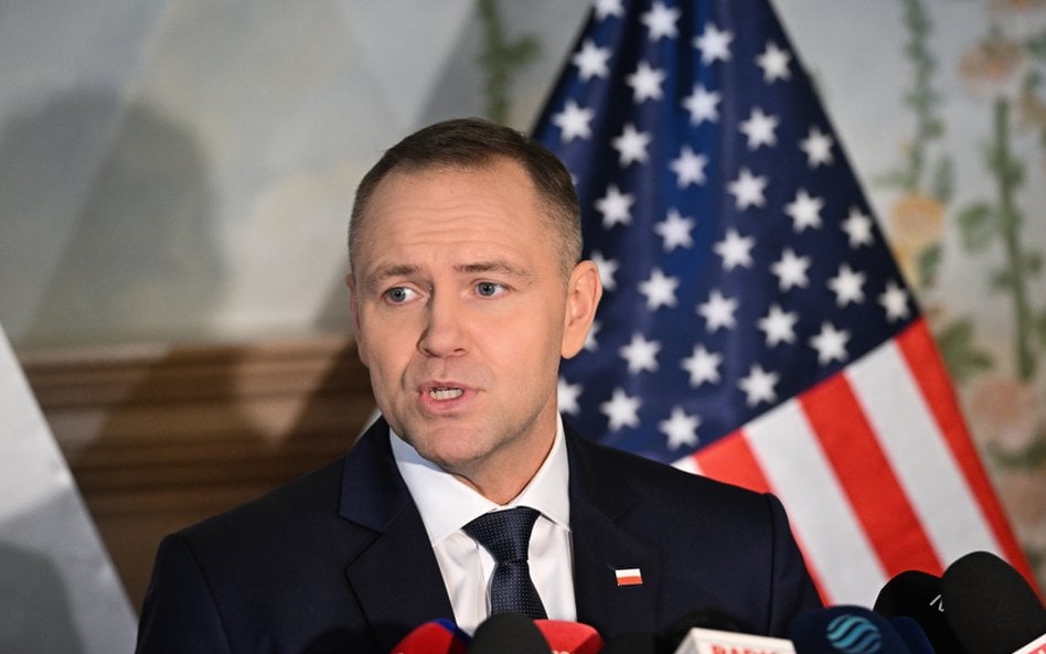 Karol Nawrocki podczas wypowiedzi dla polskich mediów po spotkaniu z Donaldem Trumpem w Białym Domu 