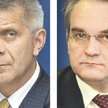 Szef NBP?Marek Belka (z lewej) podkreśla, że o poziomie stóp procentowych nie decydują pojedyncze da
