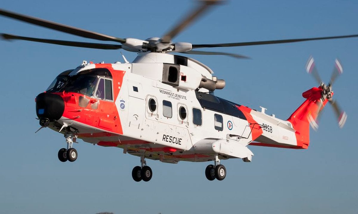 AW101.  Den norske badevakten Leonardo setter standarden