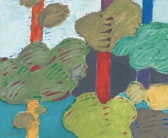 Względnie niską cenę osiągnął obraz Tadeusza Dominika.