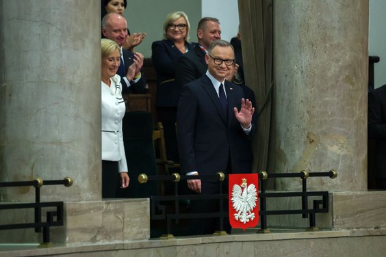 Ustępujący prezydent Andrzej Duda przed zaprzysiężeniem Karola Nawrockiego