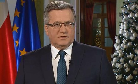 Noworoczne orędzie prezydenta Bronisława Komorowskiego