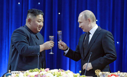 Putin i Kim Dzong Un, 2019
