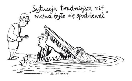 Komentarz rysunkowy. Sytuacja trudniejsza