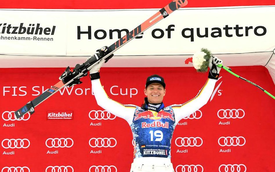 Thomas Dressen wygrywa w Kitzbuehel