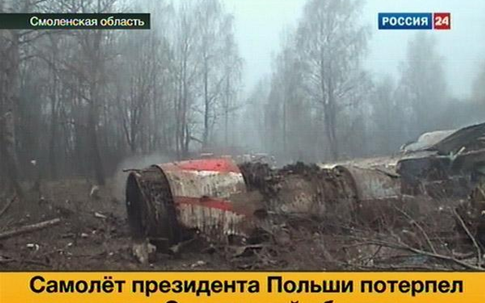 Miejsce katastrofy rządowego samolotu TU-154 z Prezydentem Lechem Kaczyńskim na pokładzie