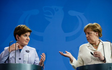 Beata Szydło podziękowała Angeli Merkel za poparcie dla wzmocnienia wschodniej flanki NATO